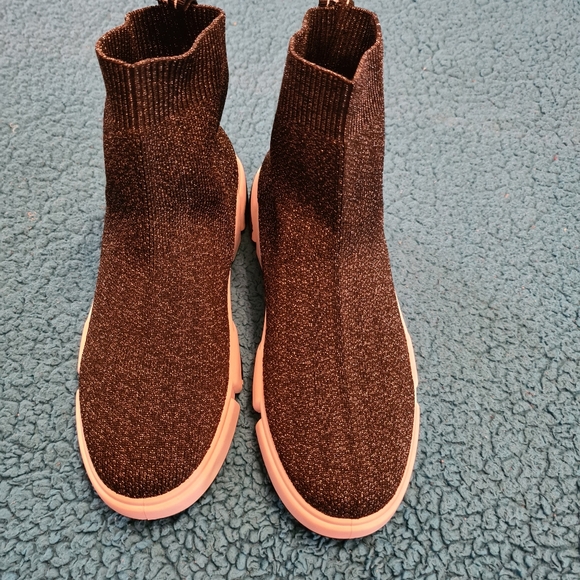 Unisex 36 Black Anime Cosplay Hip hop Boots Shoes - Picture 5 of 7